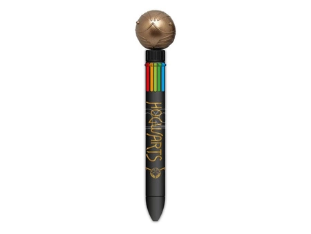 Harry Potter Multi Colour Pen - golden snitch / długopis wielokolorowy Harry Potter - złoty znicz
