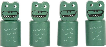 Gra drewniana chińczyk Safari dla 6 osób 11765-Small Foot, gry planszowe