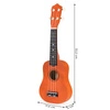 Gitara ukulele dla dzieci drewniana 4 struny nylonowe