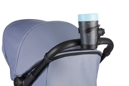 Easywalker Jackey Kompaktowy, samoskładający się wózek spacerowy z torbą transportową Steel Grey