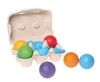 Kulki o średnicy 45 mm, 6 szt., kolorowe, 1+, Grimm's