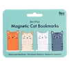 Magnetyczne zakładki do książki, Koty, Rex London