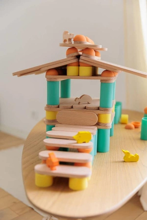 OPPI Kreatywny zestaw konstrukcyjny Stix 108 elementów 2+