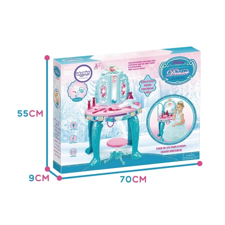 WOOPIE Interaktywna Toaletka Światło Dźwięk MP3 Suszarka + Akc.