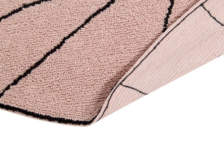 Lorena Canals Dywan bawełniany Trace Vintage Nude Ø 160 cm