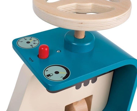 Drewniany jeździk Traktor 12 m+, Janod