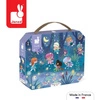 Puzzle w walizce Wróżki i lilie wodne 36 elementów 4+ Made in France, Janod