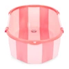 Wanienka dla dzieci wanna turystyczna składana odpływ różowa ECOTOYS