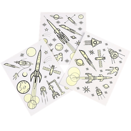 Naklejki Świecące w ciemności, Kosmos, Rex London