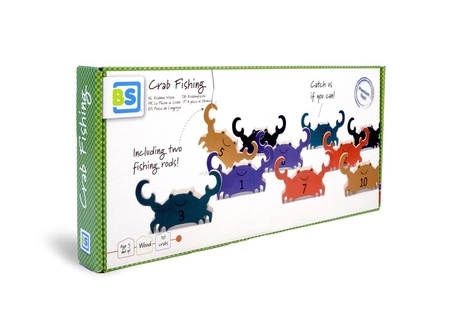 BS Toys, drewniana gra zręcznościowa Łowienie krabów