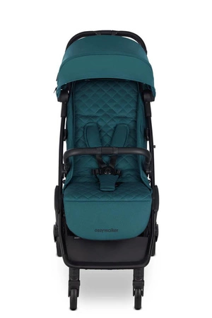 Easywalker Jackey Kompaktowy, samoskładający się wózek spacerowy z torbą transportową Teal Green