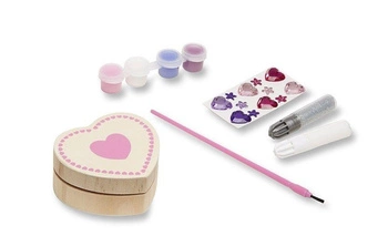 Szkatułka serduszko do zdobienia