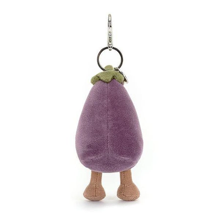 JellyCat - Breloczek Zabawny Bakłażan 12 cm