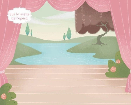 Auzou Naklejki z planszami do wyklejania Tancerki 3+ 68911