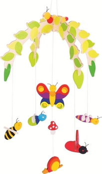 Drewniana karuzela do zawieszenia 3D, owady