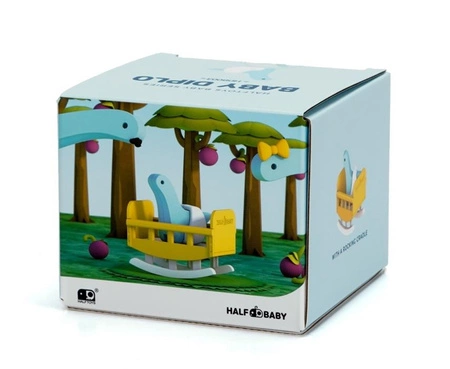 Halftoys Magnetyczny Składany Dinozaur Diplodok Baby