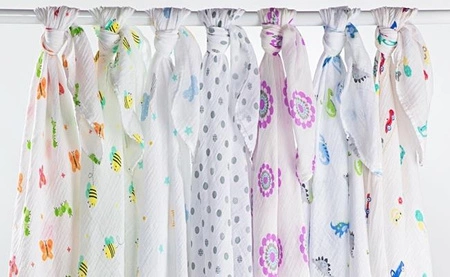 Lulujo Kocyk Muślinowy Dinozaury