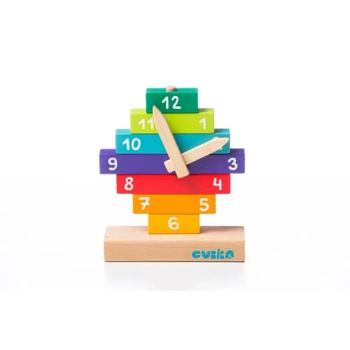 CUBIKA DREWNIANY ZEGAR - UKŁADANKA