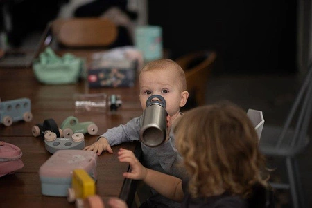 Lassig Zestaw na lunch Lunchbox + Tritanowa butelka - bidon 460 ml About Friends Szynszyla