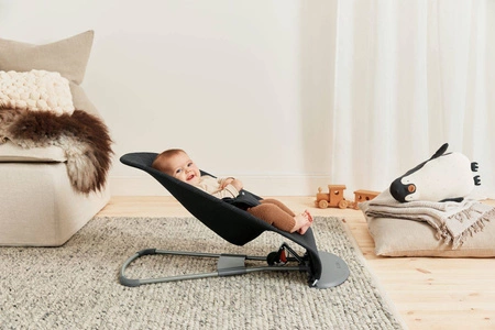 BABYBJORN - leżaczek BLISS COTTON, Czarny