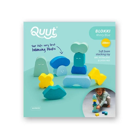 QUUT Klocki piankowe balansowe Blokki Minty Blue