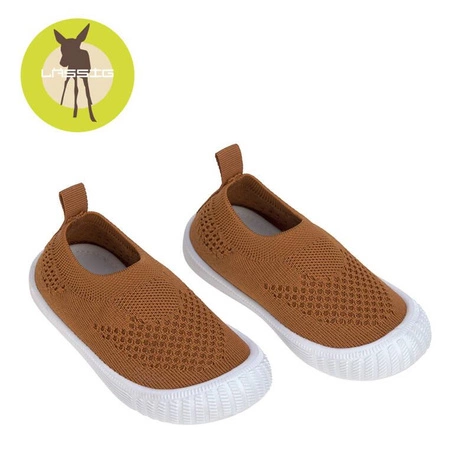 Lassig Ultrawygodne elastyczne trampki dziecięce z antypoślizgową podeszwą Splash & Fun caramel, rozm. 24