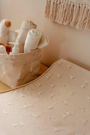 Little Dutch Otulacz muślinowy 120x120 cm Blueberry Leaves