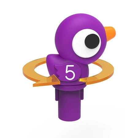 Sorter. Zestaw do Ćwiczenia Motoryki Rączek. Hipopotam Huey