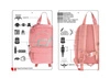 SCOOTANDRIDE Plecak na hulajnogę dla dzieci 9l 1-5 lat, Peach