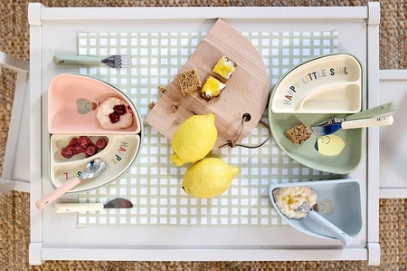 LLassig Zestaw silikonowych naczyń 3 el. Happy Fruit Cherry