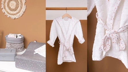 bebe-jou Chusteczki bambusowo-muślinowe 32 x 32cm (3 szt.) Hearts 3053061