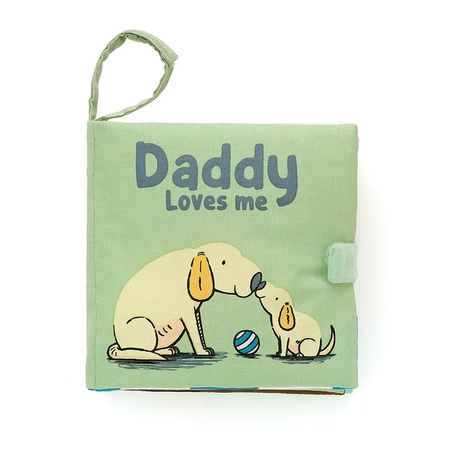 JellyCat Daddy Loves Me Książka 15x15cm