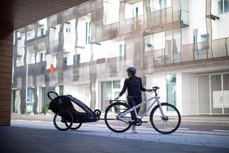 Hamax - Przyczepka rowerowa BREEZE, podwójna - Back