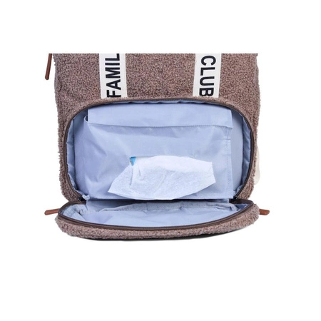 Childhome Plecak Family Club Signature Teddy Soft brown