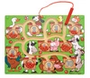 Magnetyczny labirynt z cyframi Nauka liczenia na farmie Melissa & Doug 12280 zabawki edukacyjne