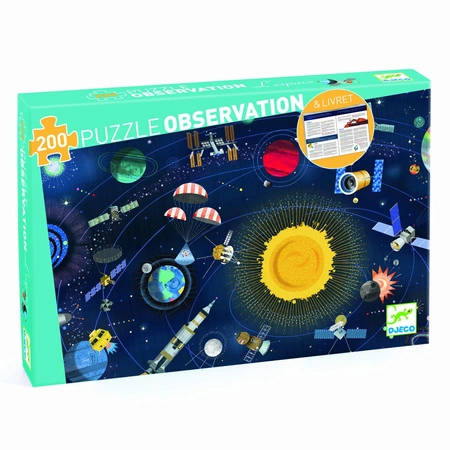 Puzzle KOSMOS 200 el. z książeczką DJ07413