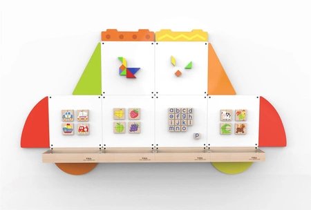 VIGA Tablica magnetyczna - Samochód Montessori