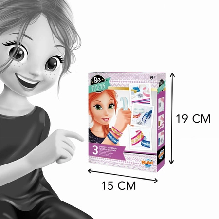 Zrób to sam - BROKATOWE BRANSOLETKI BE204