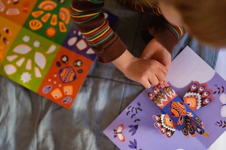 Zestaw kreatywny Przestrzenne kartki pop-up 3D Zwierzęta 6+, Janod