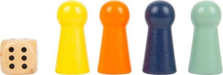 Chińczyk XL drewniana gra planszowa 11783-Small Foot