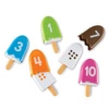 Zestaw do nauki liczenia i poznawania kolorów, Lody na patyku, 20 szt.