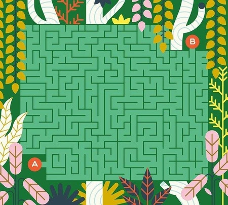 Auzou Kreślenie po śladach - Labirynty w dżungli 80216