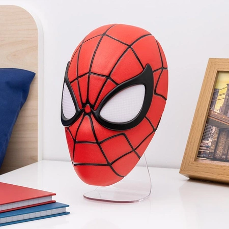Marvel Spiderman Mask desktop / wall light (high: 15 cm) / lampka ścienno-biurkowa Marvel Spiderman maska (wysokość: 15 cm)