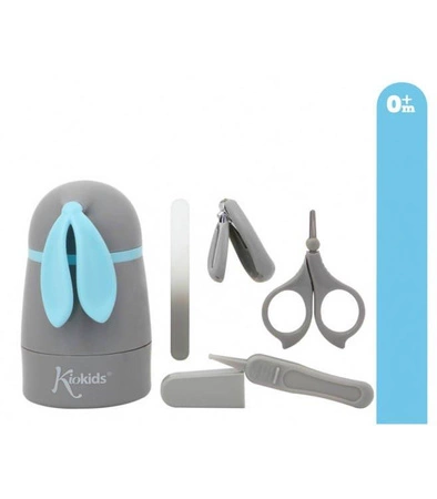 Zestaw do manicure, Królik, niebieski, Kiokids