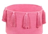 Lorena Canals Kosz dekoracyjny Tassels Fuchsia
