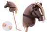 Holly Hobby Horse koń DELUXE na kiju 80cm braun