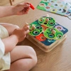TOOKY TOY Drewniana Gra Zręcznościowa 2w1 Wyciągnij Robaczki dla Dzieci