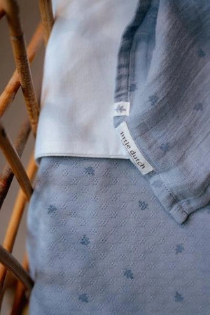 Little Dutch Otulacz muślinowy 120x120 cm Blueberry Leaves