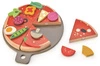 Drewniana pizza z dodatkami na rzepy, Tender Leaf Toys