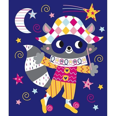 Zestaw kreatywny Do zdrapywania Graficzne zwierzątka 4+, Janod